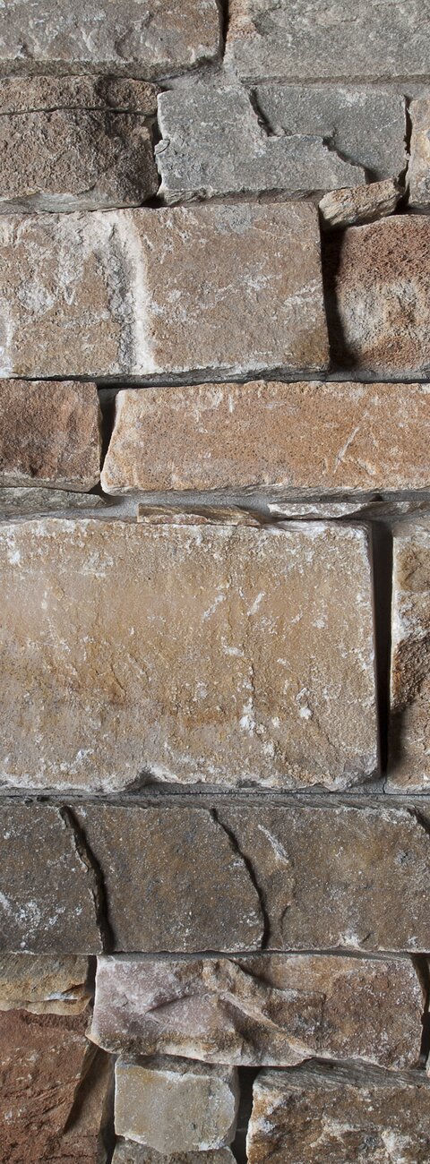 Wallstone Q 025 - Quartzite Yellow hrubý na síti