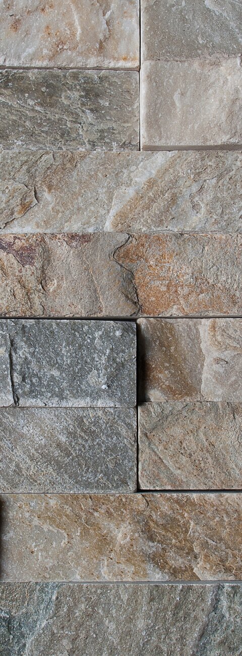 Wallstone Q 001 - Quartzite Mix lepený